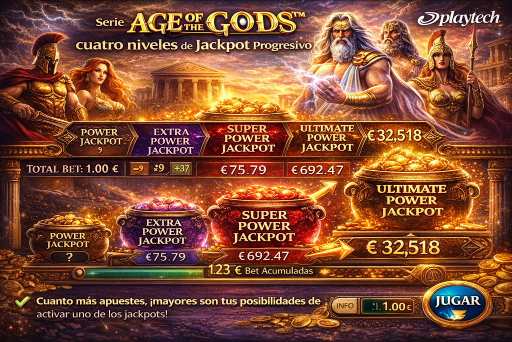 Mejores Casinos con Jackpots Progresivos España